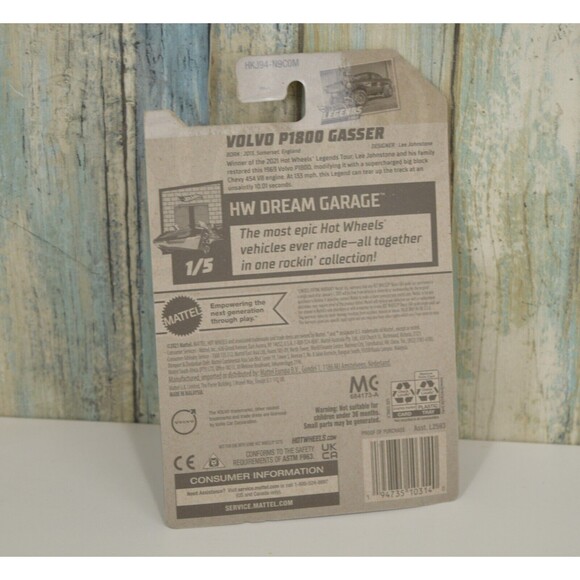 How Wheels HW Dream Garage Volvo P1800 Gasser Red Diecast Car - Picture 3 of 3